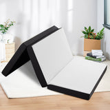 Atilioo 3 inch Folding Mattress with Removable Cover, Tri-Fold Memory Foam Mattress for Travelling, Camping, RV, Guest Mat, Single Size