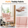 IULULU Rocking Chair, Ergonomic High Back, Comfy Seat with Side Support