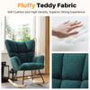IULULU Rocking Chair, Ergonomic High Back, Comfy Seat with Side Support