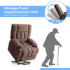 IULULU Recliner Chair with Massage, Lumbar Support, Power Lift for Living Room