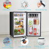 IULULU Upgraded 3.2 Cu.Ft Mini Fridge with Freezer for Bedroom/Dorm/Office, Compact, Low Noise