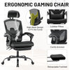 IULULU Office Desk Chair with Footrest, High-Back Mesh Rolling Swivel Reclining Chairs