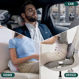 SKG 4D Shiatsu Back & Neck Massager with Heat and Vibration, Deep Tissue Kneading Pillow for Pain Relief, Cordless & Portable, Lumbar Support for Home, Car & Office Ideal Gift for Parents Men & Women