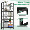 IULULU Book Shelf,  5 Tier Bookcase, Modern, Industrial Storage for Home/Office
