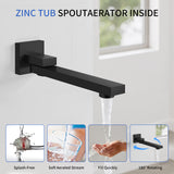 Atilioo Shower Faucet Set, 10" High Pressure Rain Shower Head with Handheld Spray, Wall Mounted, Adjustable Temperature, Rough-in Valve Body and Trim Kit