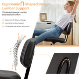 IULULU PU Leather Office Desk Chair, Swivel Chair for Adults/Students