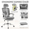 IULULU Office Desk Chair with Footrest, High-Back Mesh Rolling Swivel Reclining Chairs