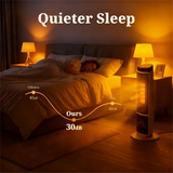 Haysky Portable Space Heater, 1400W Fast Heating with Thermostat & Remote, Overheat/Tip-Over Protection, Quiet Electric Heater for Bedroom, Office