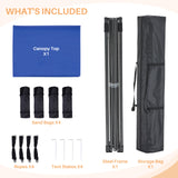 IULULU 10x10 Canopy, Heavy-Duty Party Tent, Waterproof Shade with Sand Bags