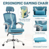 IULULU Office Desk Chair with Footrest, High-Back Mesh Rolling Swivel Reclining Chairs
