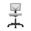 Atilioo Office Chair, Ergonomic Low-Back Mesh Computer Desk Chair with Lumbar Support, Armless Swivel Rolling Chair for Home Bedroom Study Office, Ideal for Students and Adults