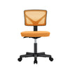 Atilioo Office Chair, Ergonomic Low-Back Mesh Computer Desk Chair with Lumbar Support, Armless Swivel Rolling Chair for Home Bedroom Study Office, Ideal for Students and Adults