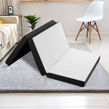 Atilioo 3 inch Folding Mattress with Removable Cover, Tri-Fold Memory Foam Mattress for Travelling, Camping, RV, Guest Mat, Single Size