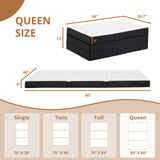 Atilioo 3 inch Folding Mattress with Removable Cover, Tri-Fold Memory Foam Mattress for Travelling, Camping, RV, Guest Mat, Single Size