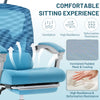 IULULU Office Desk Chair with Footrest, High-Back Mesh Rolling Swivel Reclining Chairs