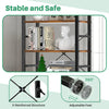 IULULU Book Shelf,  5 Tier Bookcase, Modern, Industrial Storage for Home/Office