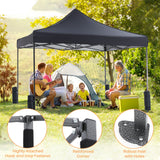 IULULU 10x10 Canopy, Heavy-Duty Party Tent, Waterproof Shade with Sand Bags