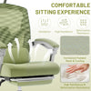IULULU Office Desk Chair with Footrest, High-Back Mesh Rolling Swivel Reclining Chairs