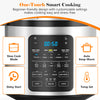 IULULU Electric Pressure Cooker, 12-in-1 Multicooker, Stainless Steel