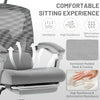 IULULU Office Desk Chair with Footrest, High-Back Mesh Rolling Swivel Reclining Chairs