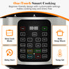 IULULU Electric Pressure Cooker, 12-in-1 Multicooker, Stainless Steel