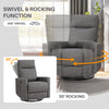 IULULU Recliner, Nursery Glider Rocker with Large Footrest, High Back, Deep Seat