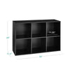 Atilioo 6 8 9 Cube Storage Organizer, Open Bookcase, Space-Saving Display Shelf with Removable Back Panels, Easy Assembly
