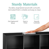 Atilioo 6 8 9 Cube Storage Organizer, Open Bookcase, Space-Saving Display Shelf with Removable Back Panels, Easy Assembly