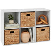 Atilioo 6 8 9 Cube Storage Organizer, Open Bookcase, Space-Saving Display Shelf with Removable Back Panels, Easy Assembly