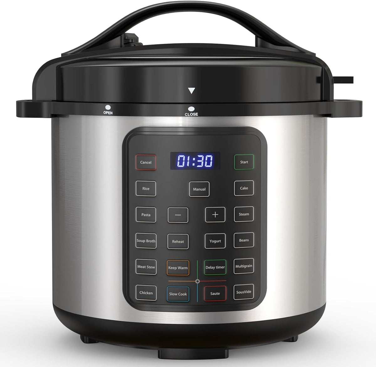 Haysky 6QT Electric Pressure Cooker, 12-in-1 Stainless Steel Instant M ...