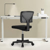 Atilioo Office Chair, Ergonomic Low-Back Mesh Computer Desk Chair with Lumbar Support, Armless Swivel Rolling Chair for Home Bedroom Study Office, Ideal for Students and Adults
