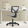 Atilioo Office Chair, Ergonomic Low-Back Mesh Computer Desk Chair with Lumbar Support, Armless Swivel Rolling Chair for Home Bedroom Study Office, Ideal for Students and Adults