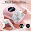 Atilioo Wireless Earbuds 40H Playtime, Deep Bass, LED Case, Waterproof Mic