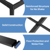 IULULU Metal Bed Frame - Foundation with Steel Slats, No Box Spring, Easy Assembly