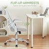 IULULU Office Chair Ergonomic Mesh with Fixed Armrest