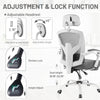 IULULU Office Desk Chair with Footrest, High-Back Mesh Rolling Swivel Reclining Chairs