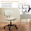 IULULU PU Leather Office Desk Chair, Swivel Chair for Adults/Students