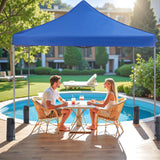 IULULU 10x10 Canopy, Heavy-Duty Party Tent, Waterproof Shade with Sand Bags