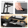 IULULU Lift Top Coffee Table - Wooden Table with Shelf & Compartment for Living Room