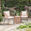 IULULU 3 Piece Patio Bistro Set, Wicker Chairs with Table & Cushions for Outdoor Spaces