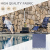 Atilioo  Zero Gravity Chairs, Set of 2 Portable Recliner Beach Camping Patio Outdoor Folding Lounge Chair with Cup Holder Trays and Adjustable Pillow for Poolside, Garden, Backyard, Lawn