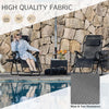 Atilioo  Zero Gravity Chairs, Set of 2 Portable Recliner Beach Camping Patio Outdoor Folding Lounge Chair with Cup Holder Trays and Adjustable Pillow for Poolside, Garden, Backyard, Lawn