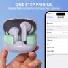 Haysky Wireless Earbuds, Hi-Fi True Wireless Bluetooth Earbuds with 50H Playtime, Comfort Fit Noise Cancelling Earphones for Phone Laptop Sports