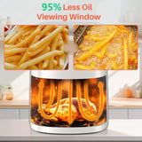 Atilioo 6QT Air Fryer - 12-in-1 Multifunctional Touchscreen Cooker, Crisps, Roasts, Bakes & Reheats with 95% Less Oil, Quick & Easy Meals, Large Capacity Electric Oven