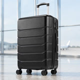 LIFERECORD Checked Luggage Suitcase, 24 inch Hard Shell Rolling Suitcase for Travel Expandable Lightweight with Spinner Wheels TSA Lock