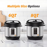 Haysky 16-in-1 6QT Electric Pressure Cooker Multi Cooker Rice Steamer Sauté Soup Yogurt Maker, Ceramic Pot