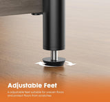 3-Tier End Table, Side Table with Open Shelves, Bedside Table for LivingRoom Bedroom Bathroom, Easy Assembly, Gray