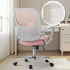 Atilioo Ergonomic Office Chair, Comfy Desk Chair with Adjustable Height & Lumbar Support, Mesh Swivel Rolling Computer Chair with Armrests for Adults