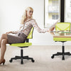Atilioo Office Chair, Ergonomic Low-Back Mesh Computer Desk Chair with Lumbar Support, Armless Swivel Rolling Chair for Home Bedroom Study Office, Ideal for Students and Adults