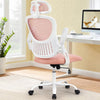 Atilioo Ergonomic Office Chair with Adjustable Headrest and Flip-Up Arms, Rolling Desk Chair for Adults with Lumbar Support, Black